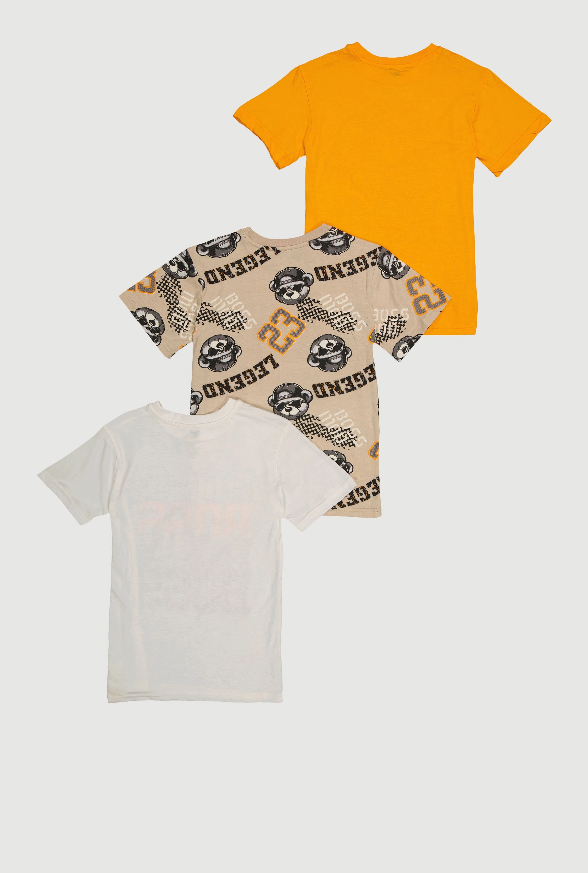 Boys Boss Legend Graphic Tees 3 Pack