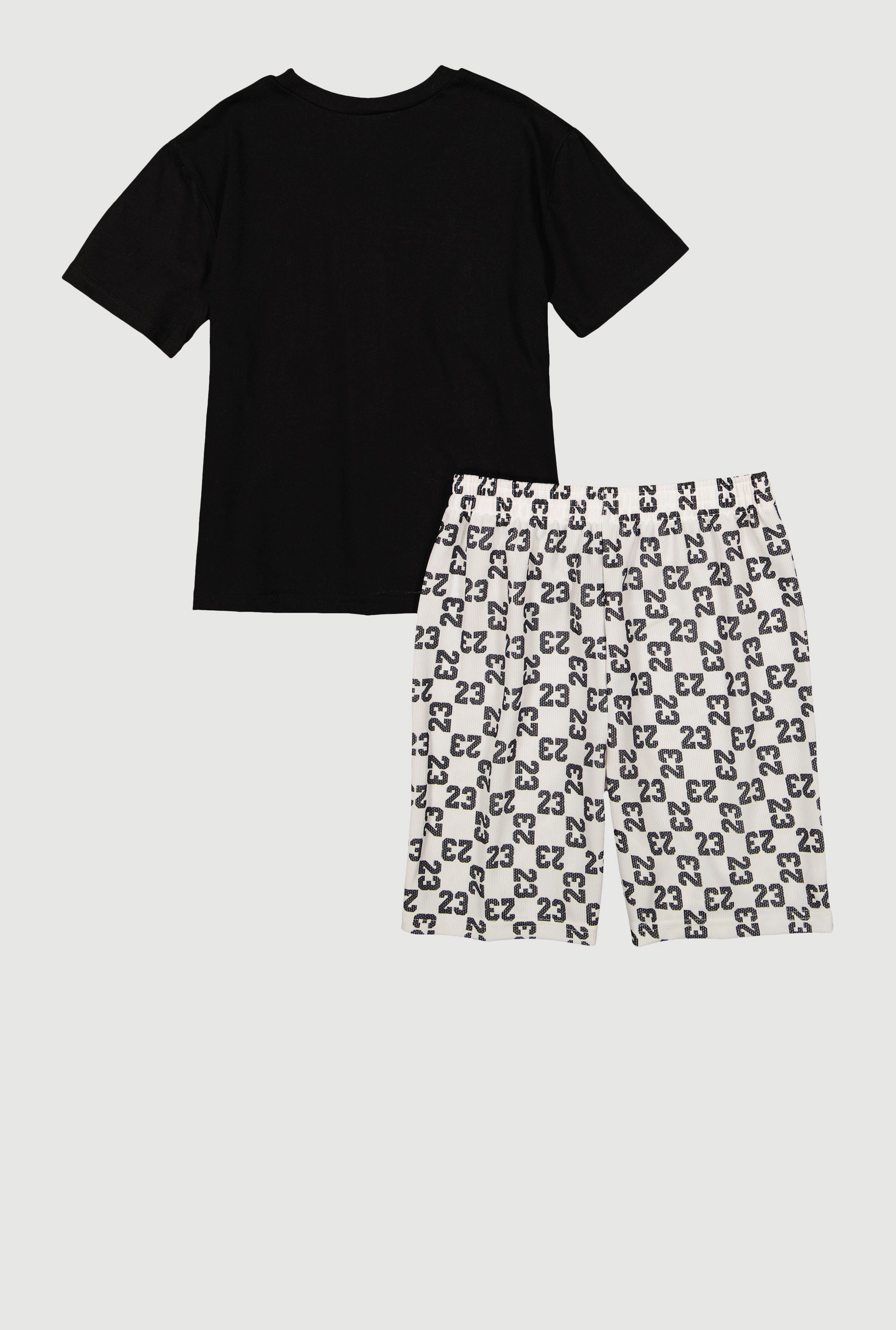 Boys Fly Since 23 Graphic Tee and Mesh Shorts