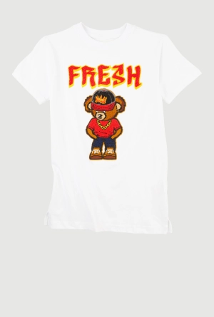 Boys Fresh Bear Chenille Graphic Tee