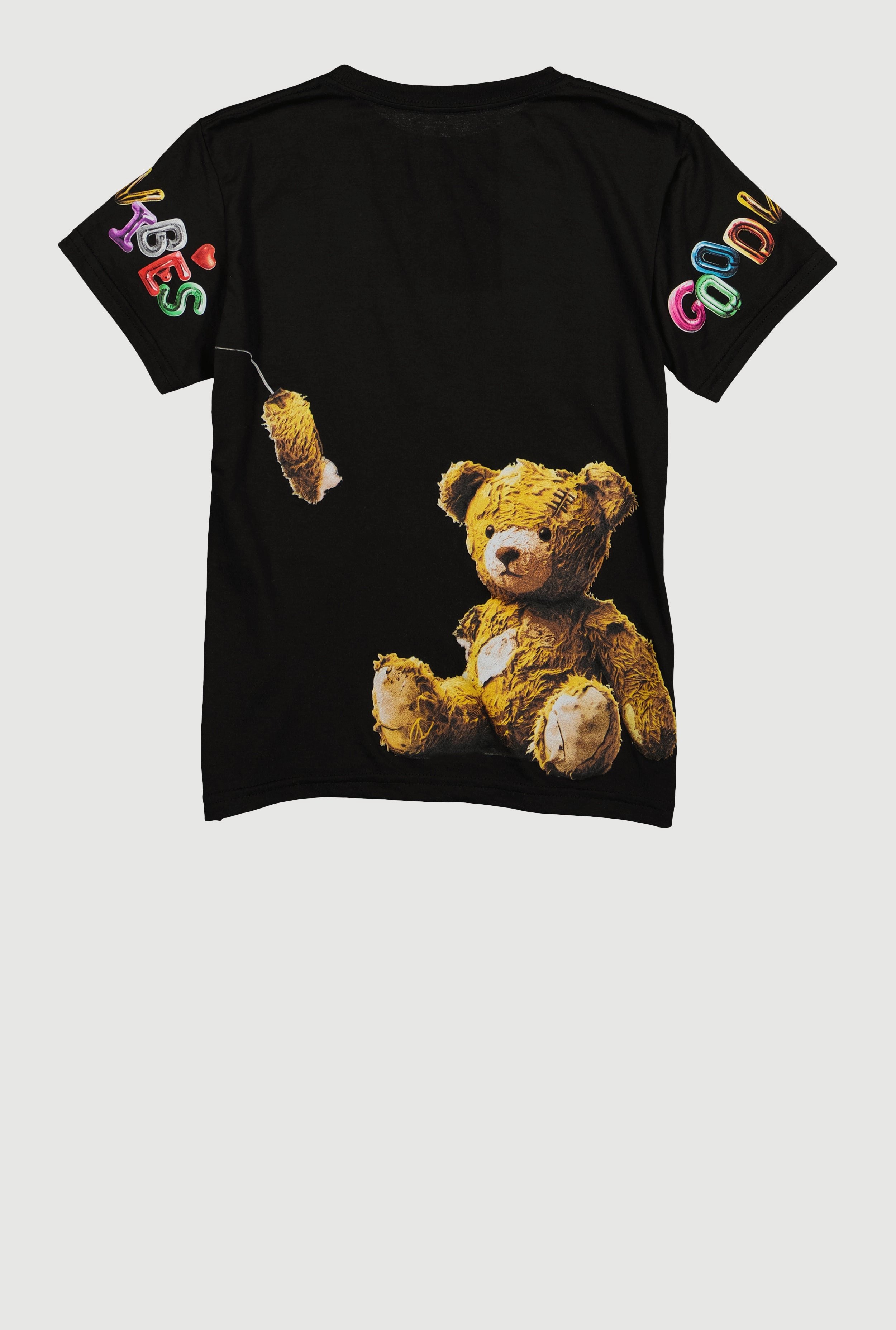 Boys Good Vibes Bear Graphic Tee