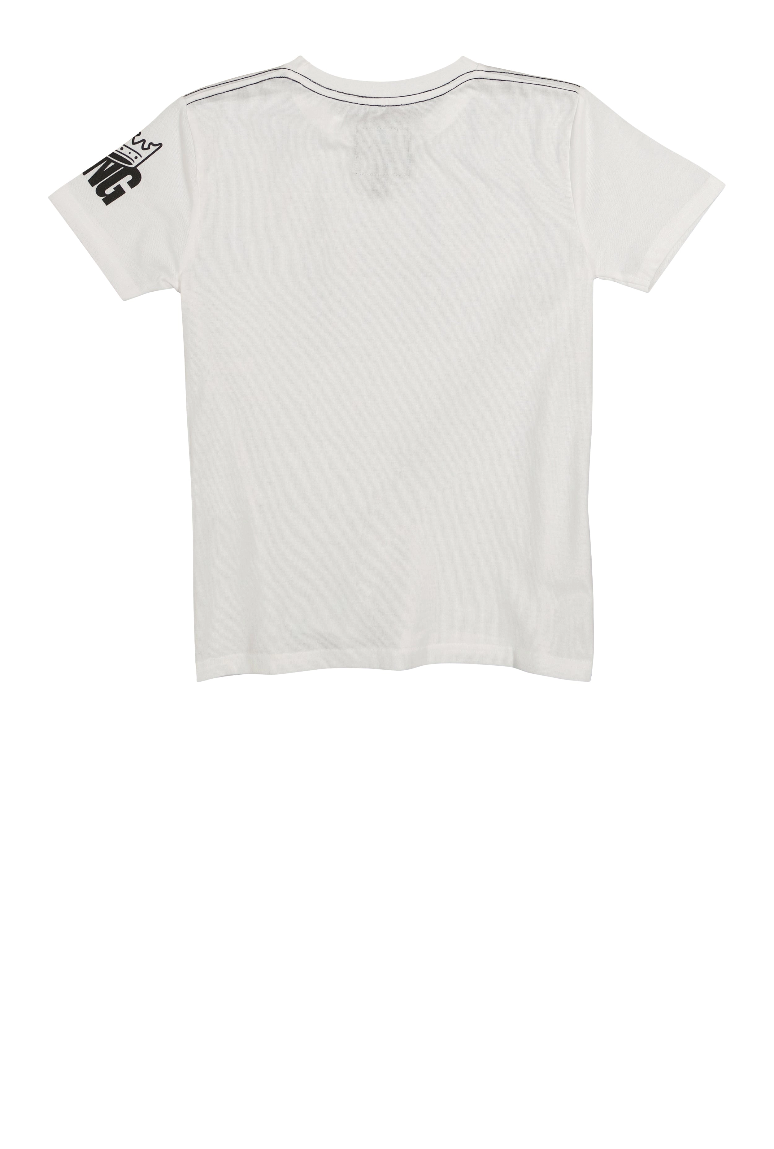 Boys King Of The World Foil Screen Tee