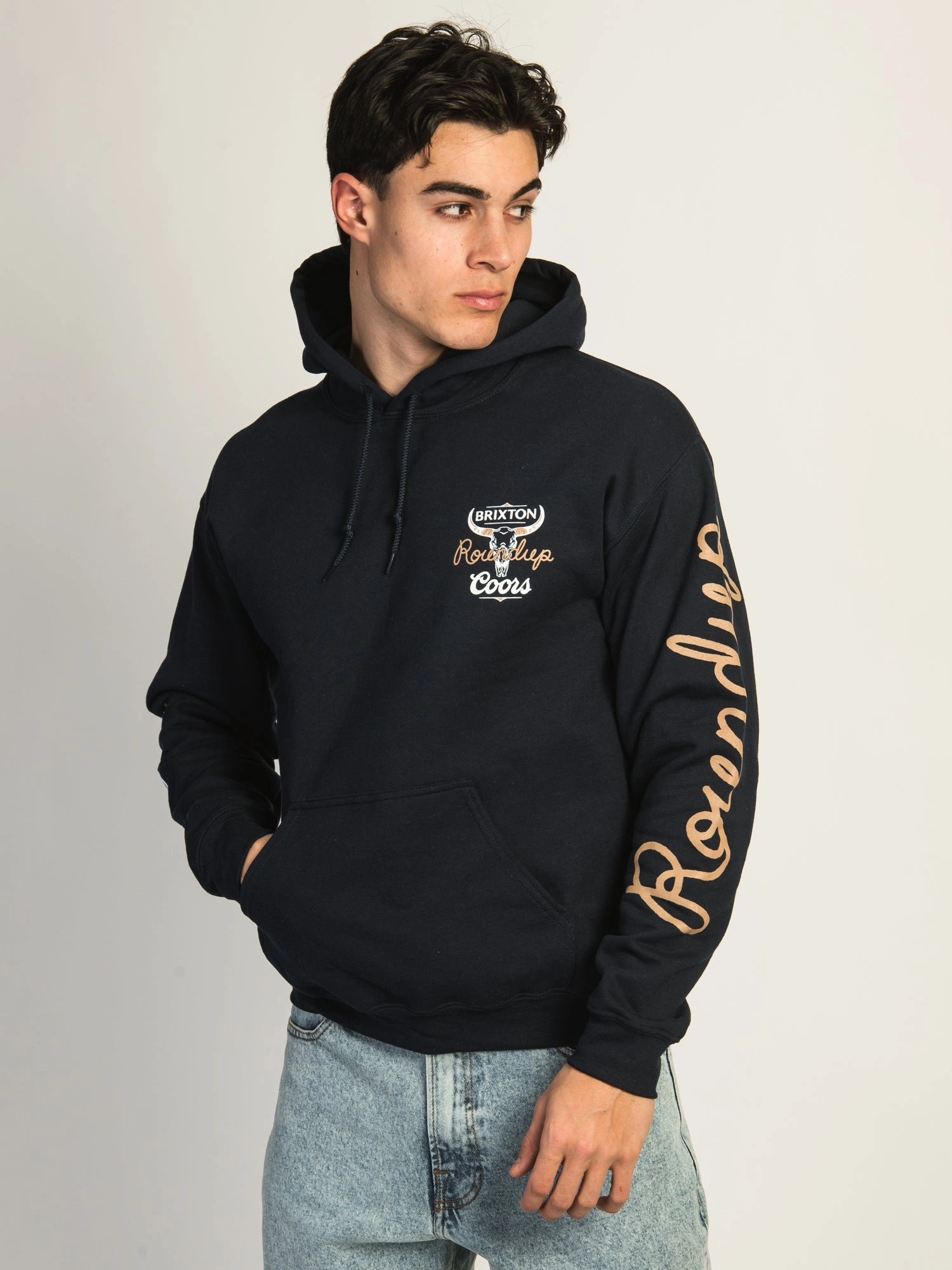 BRIXTON COORS ROUND UP PULLOVER HOODIE