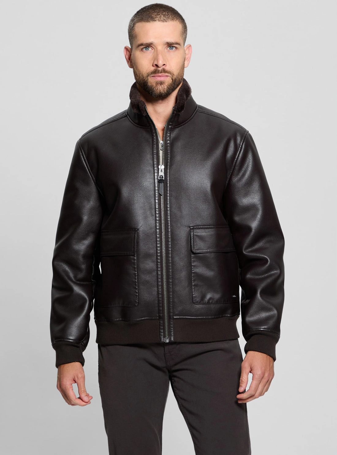 Brown Ryder Bonded Jacket