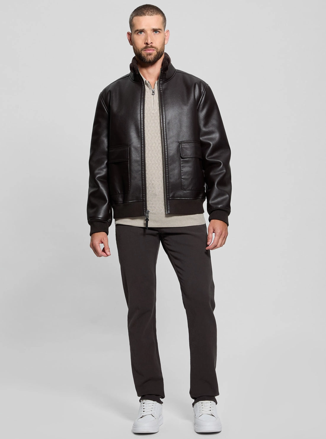 Brown Ryder Bonded Jacket