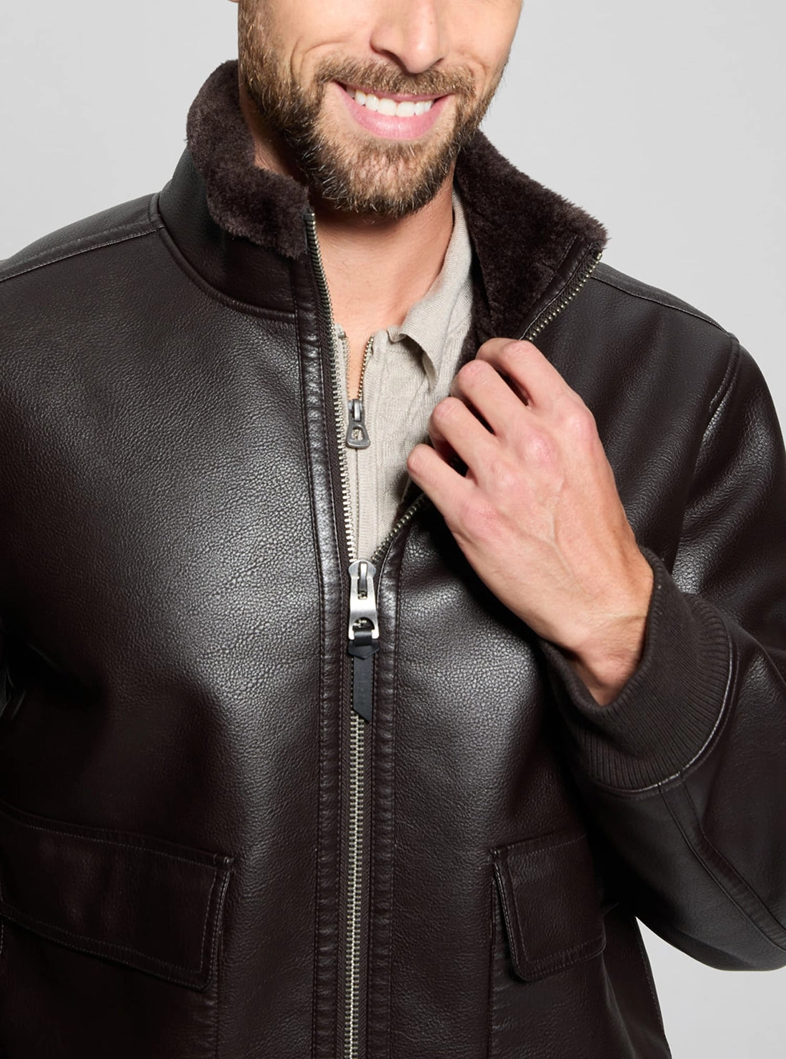 Brown Ryder Bonded Jacket