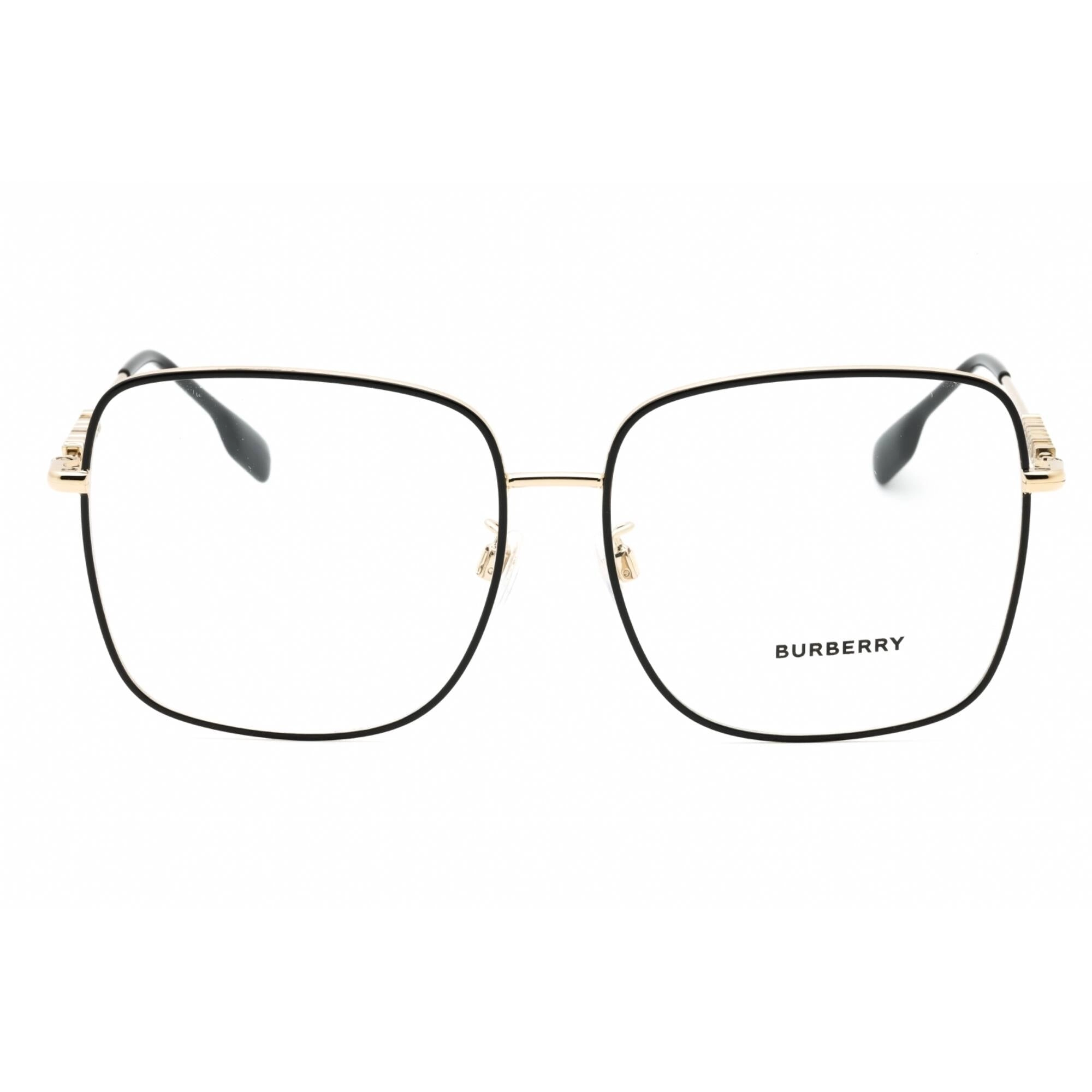 Burberry Women's Eyeglasses - Black Metal Full Rim Square Shape Frame| 0BE1378D 1326