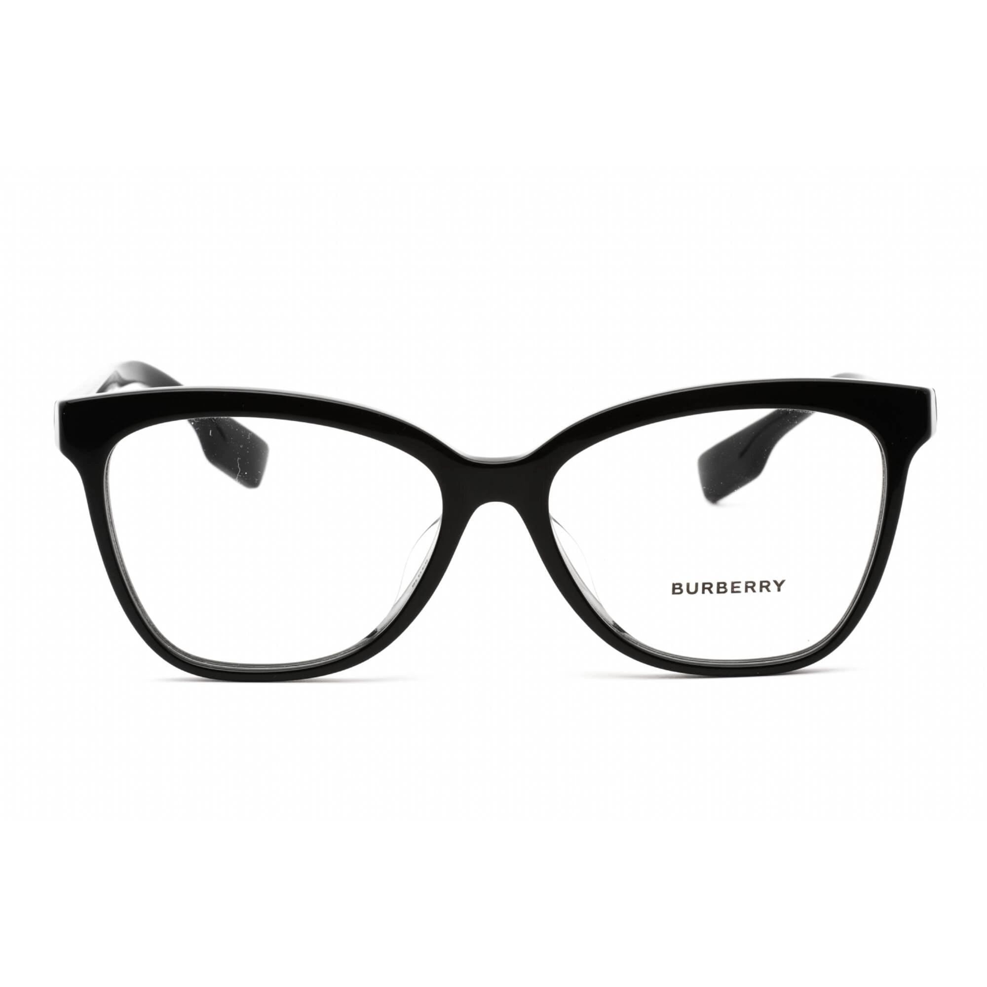 Burberry Women's Eyeglasses - Full Rim Black Plastic Cat Eye Frame | 0BE2364F 3001
