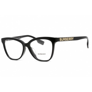 Burberry Women's Eyeglasses - Full Rim Black Plastic Cat Eye Frame | 0BE2364F 3001
