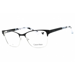 Calvin Klein Women's Eyeglasses - Black Metal Cat Eye Full Rim Frame | CK23107 001