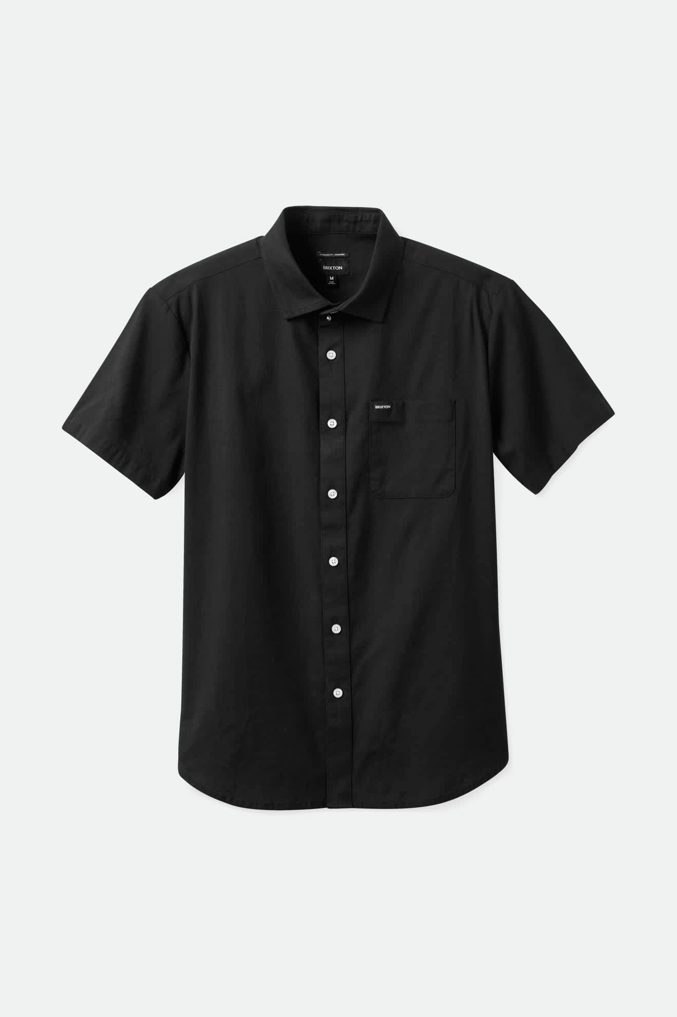 Charter Oxford S/S Shirt - Black