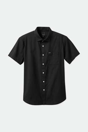 Charter Oxford S/S Shirt - Black