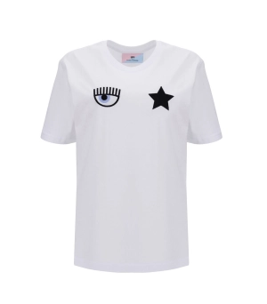 Chiara Ferragni Eye Star Graphic Printed T-Shirt