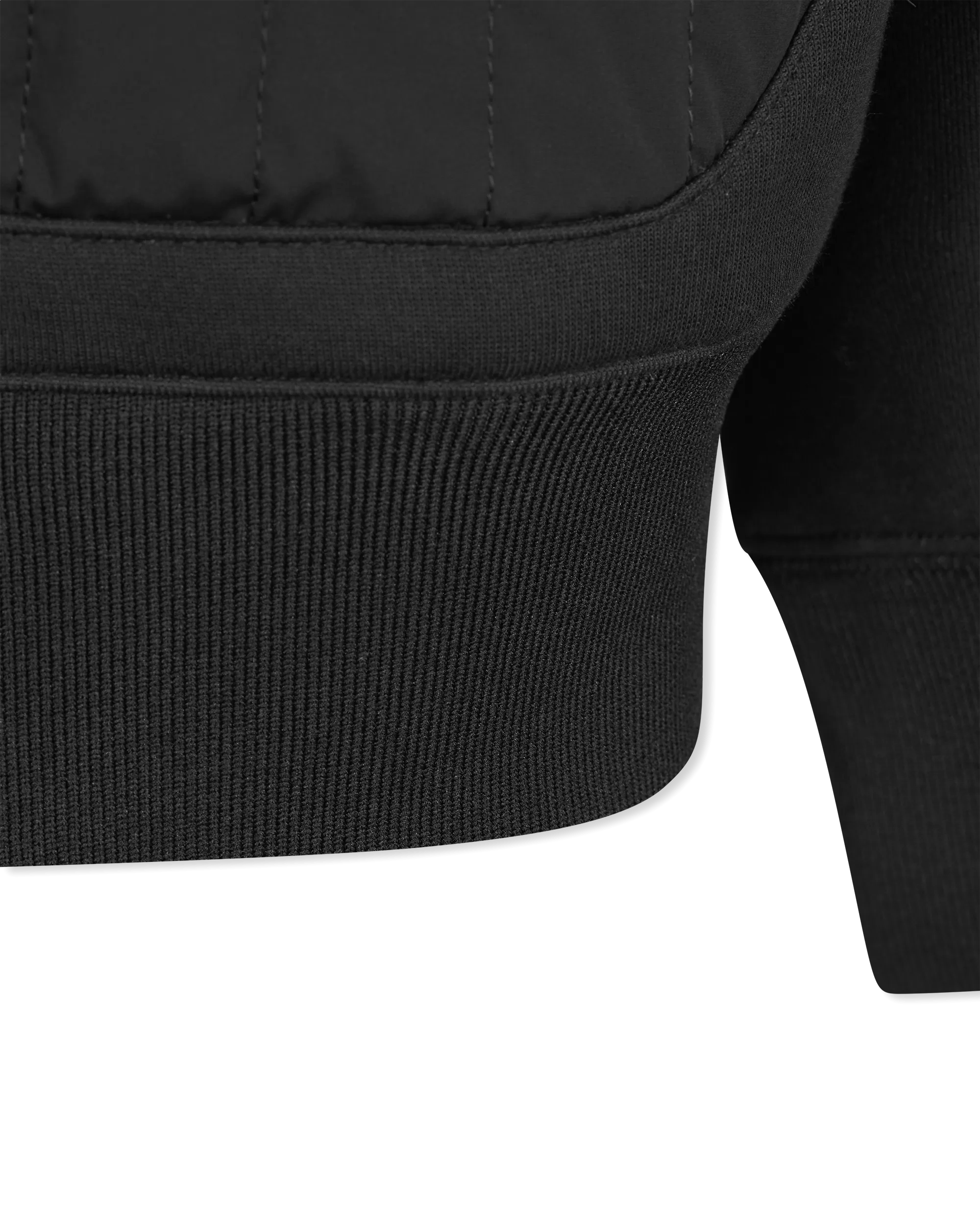 Cruz Zip-Up Hybrid Vertical Quilt Hoodie