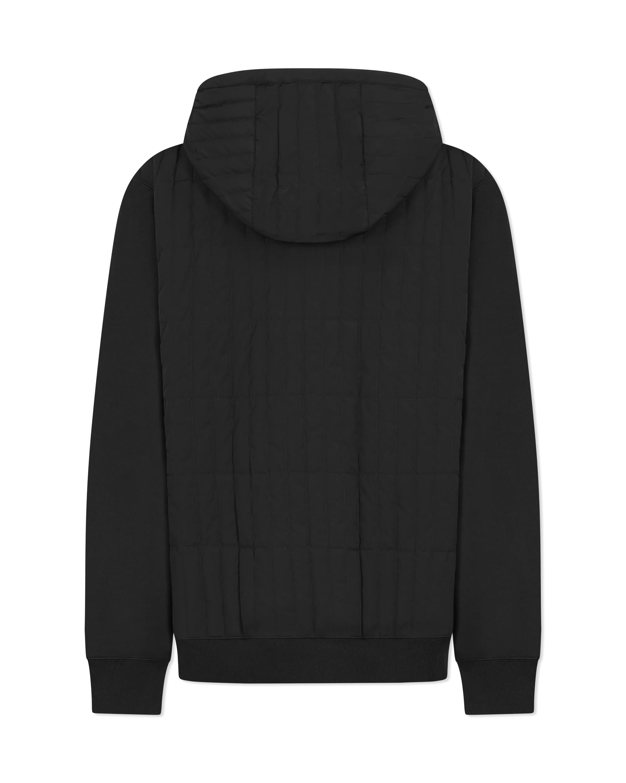 Cruz Zip-Up Hybrid Vertical Quilt Hoodie