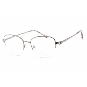 Emozioni Women's Eyeglasses - Ruthenium Metal Square Shape Frame | EM 4409 06LB 00