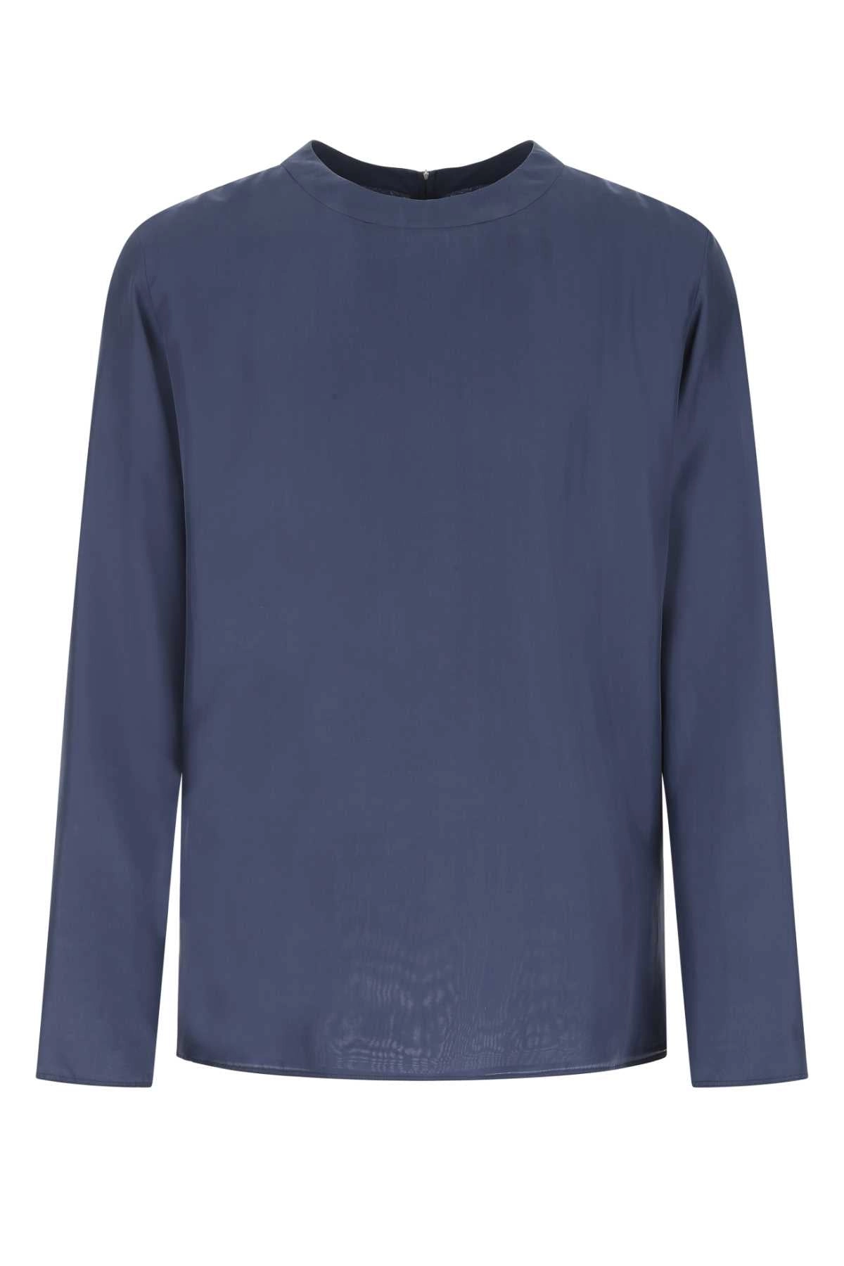 Ermenegildo Zegna Long-Sleeved Collarless Shirt