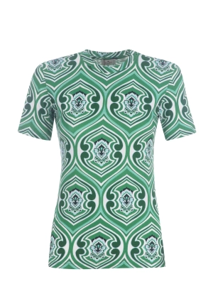 Etro Allover Graphic Printed T-Shirt