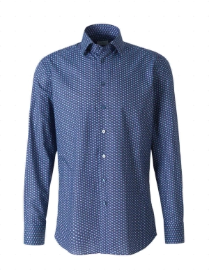 Etro Allover Monogram Long-Sleeved Shirt