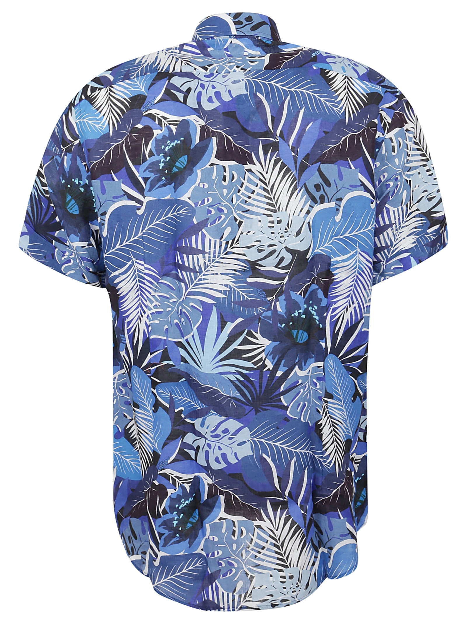 Etro Floral Printed Short-Sleeved Shirt