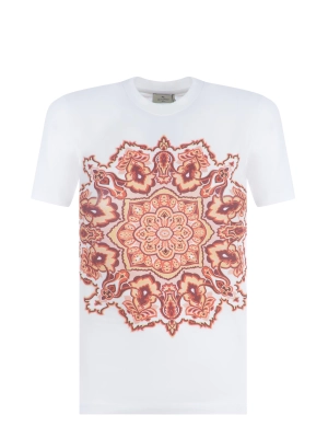 Etro Graphic Print Crewneck T-Shirt