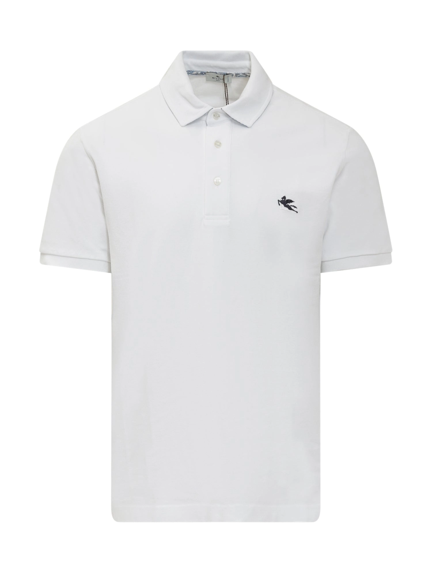 Etro Logo Embroidered Polo Shirt