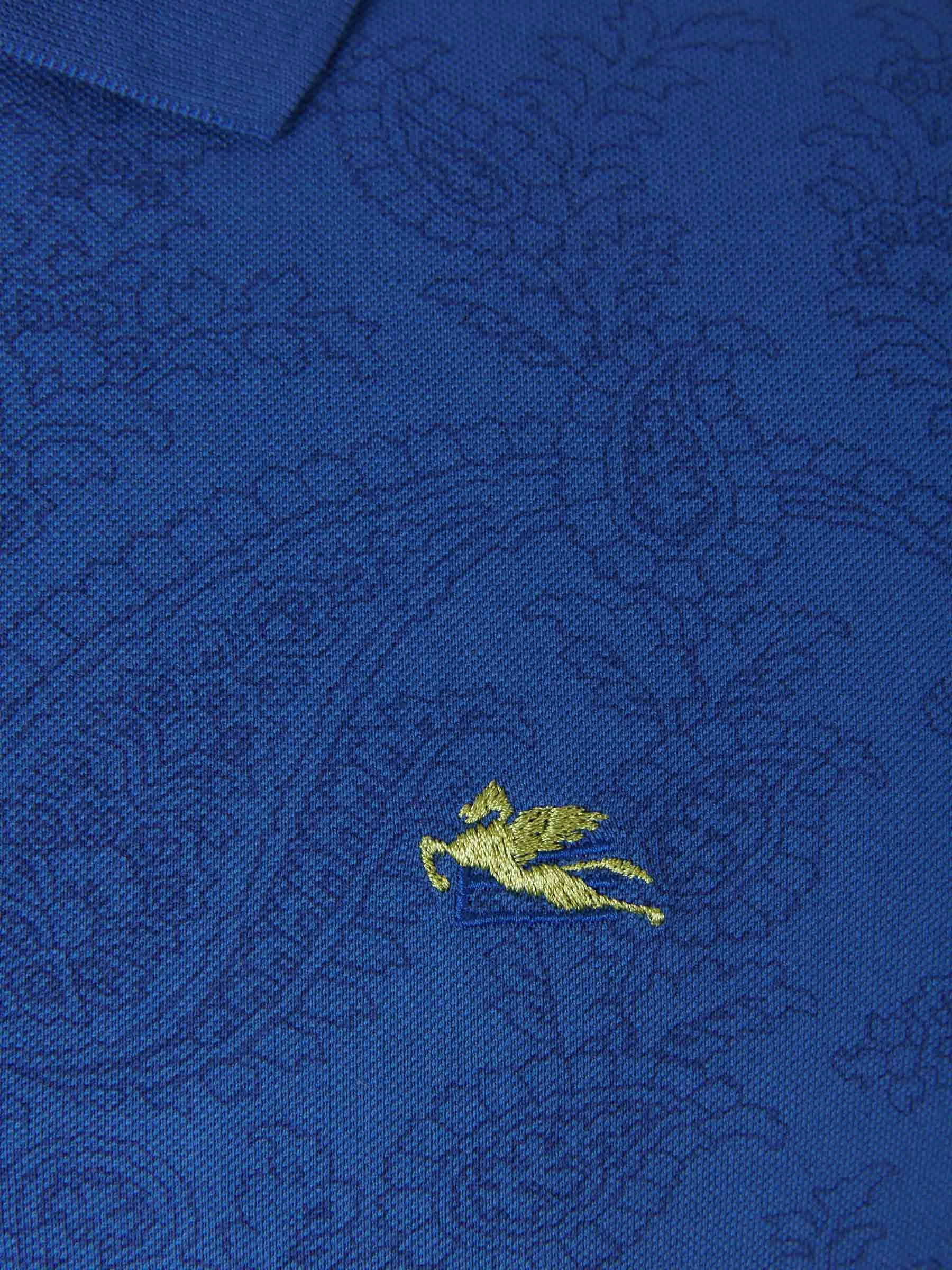 Etro Logo Embroidered Polo Shirt
