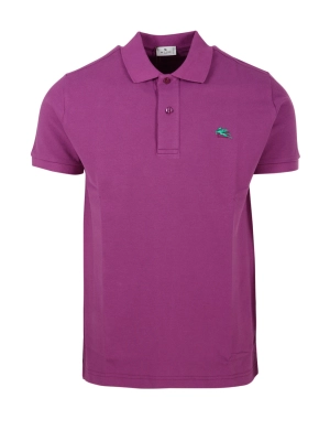 Etro Logo Embroidered Polo Shirt