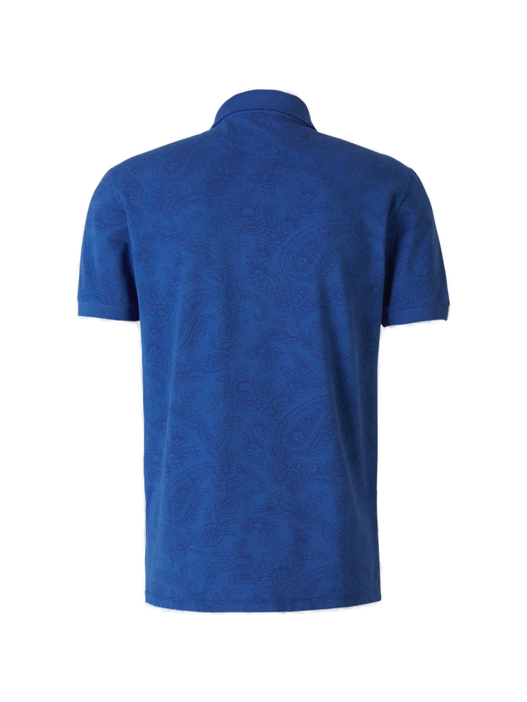 Etro Logo Embroidered Polo Shirt