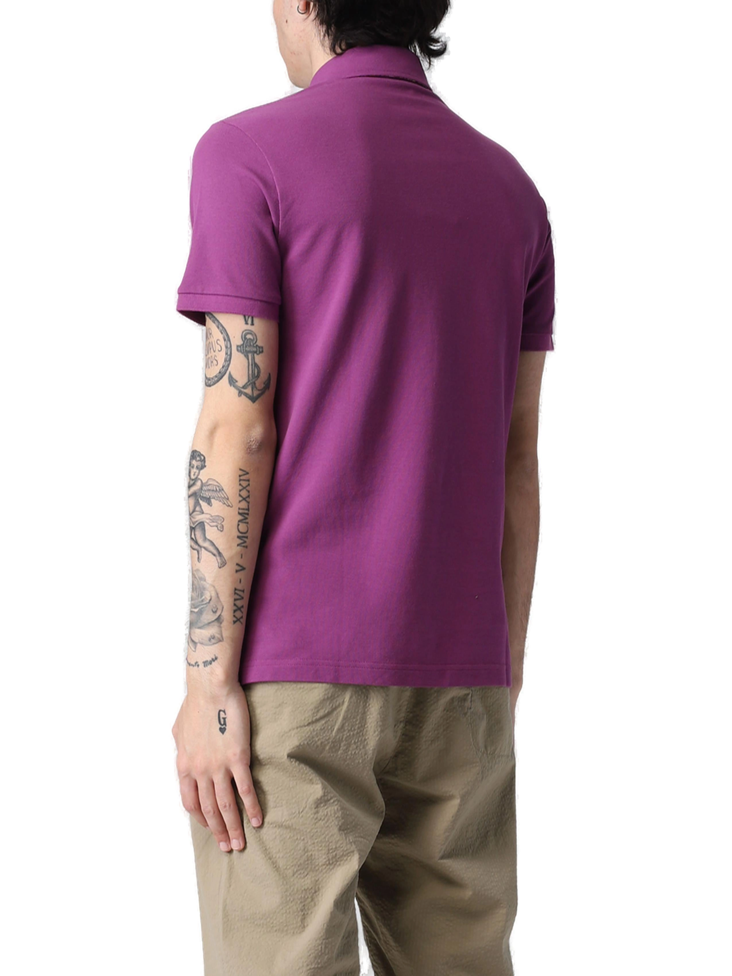 Etro Logo Embroidered Polo Shirt