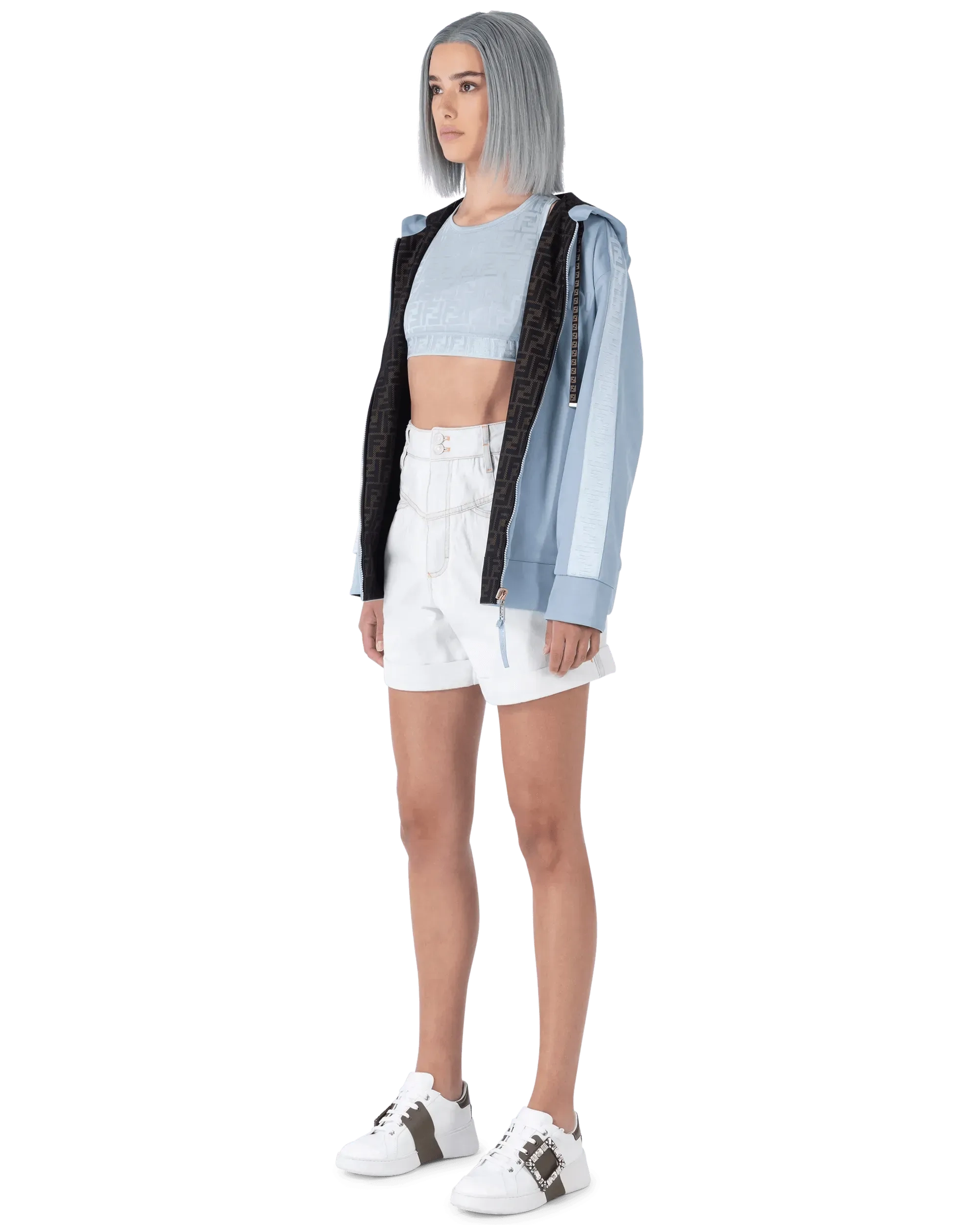 Fendirama Reversible Zip Hoodie