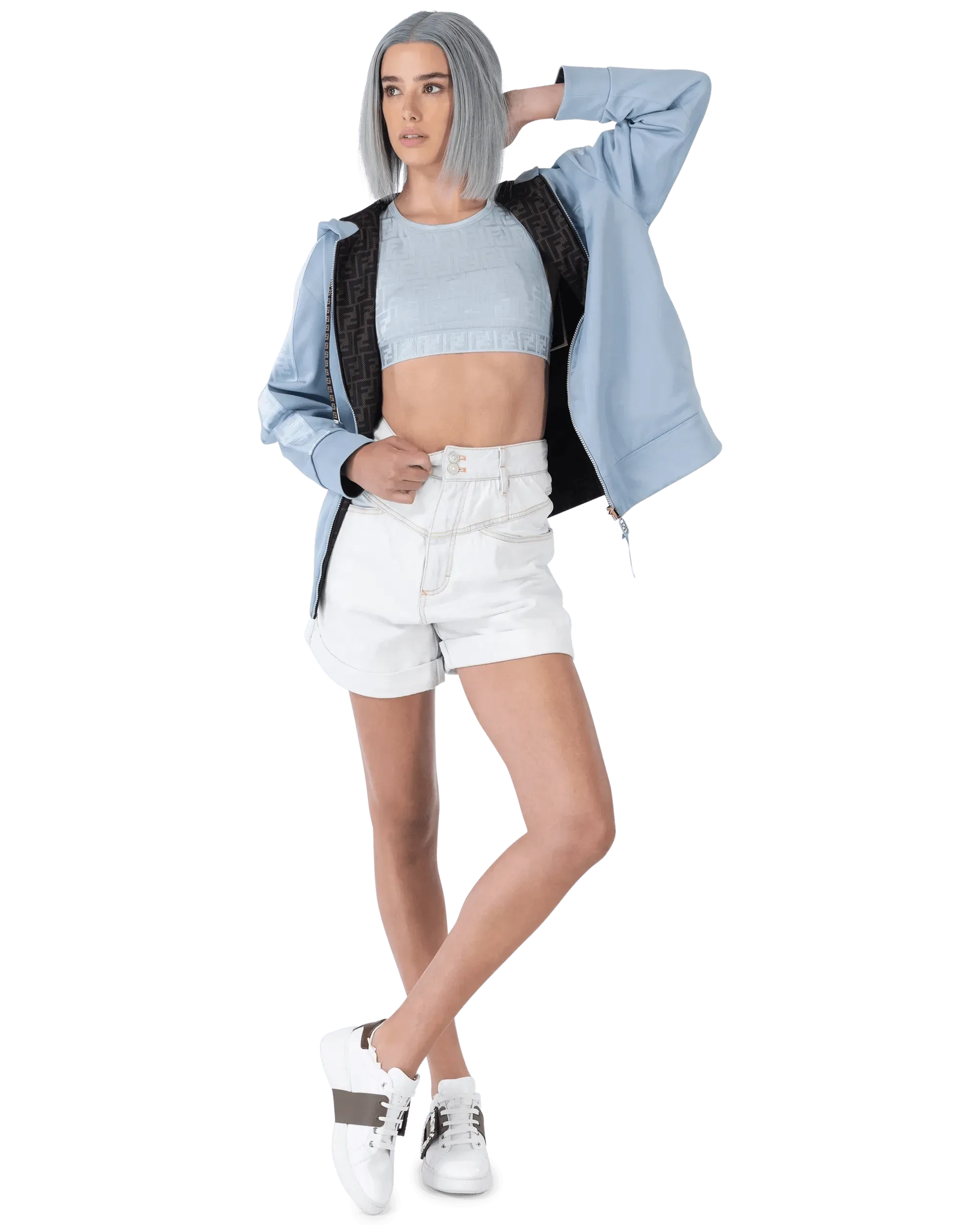 Fendirama Reversible Zip Hoodie