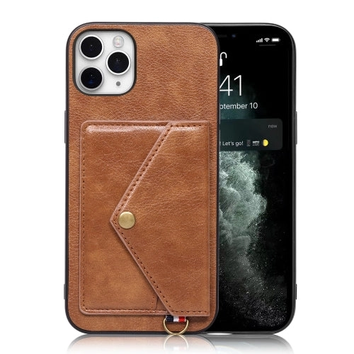 For iPhone 11 Litchi Texture Silicone   PC   PU Leather Back Cover Shockproof Case with Card Slot