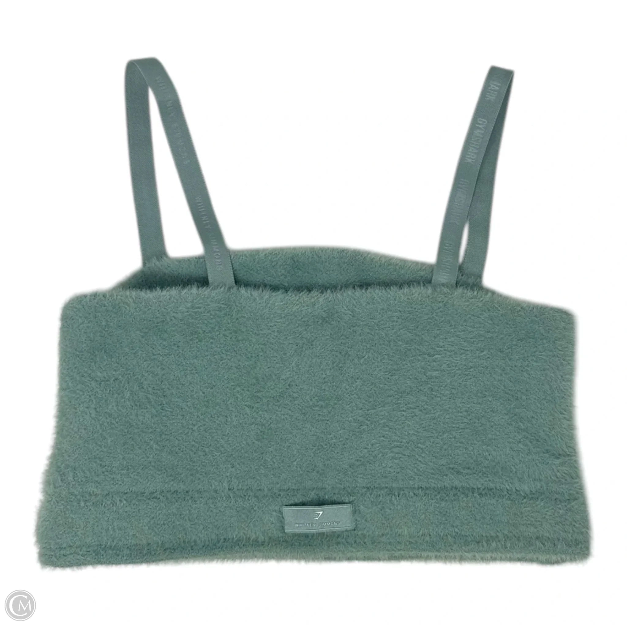 Fuzzy Bra By Gym Shark In Green, Size: S