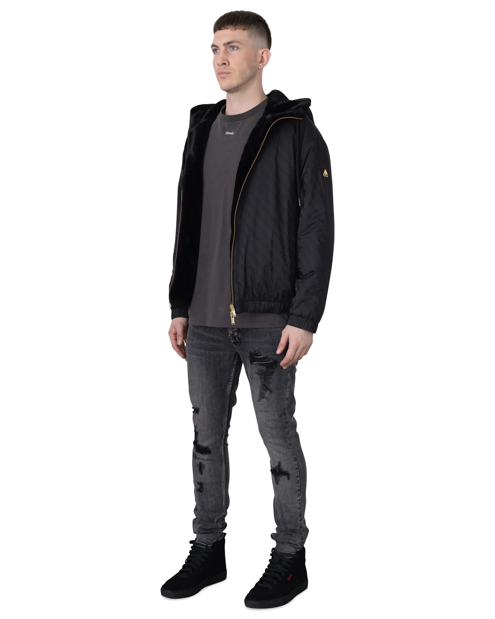 Gold Series Borden Monogram Bunny Hoodie