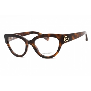 Gucci Women's Eyeglasses - Havana Injected Propionate Full Rim Frame | GG1598O 002