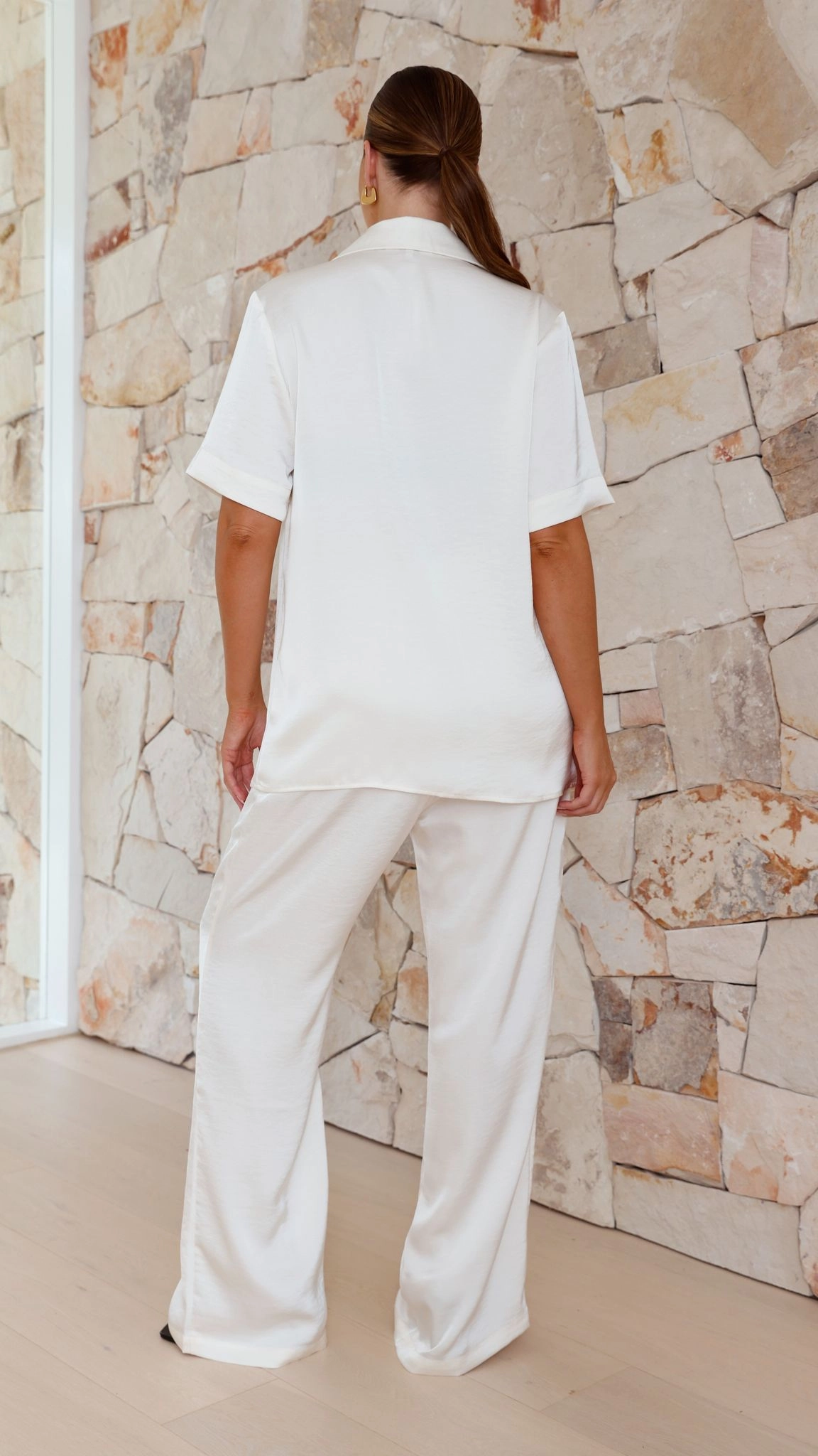 Imogen Button Shirt - Cream