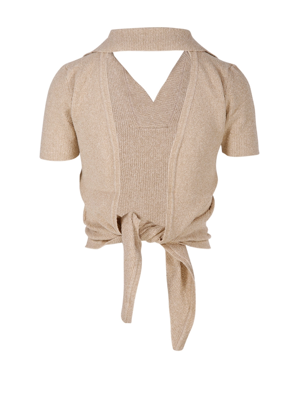 Jacquemus Bagnu Beach Towel Polo Shirt