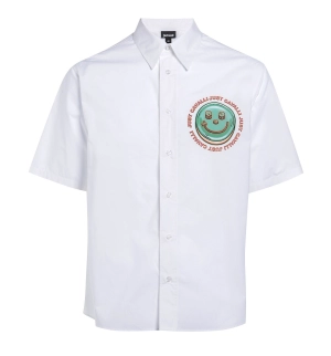 Just Cavalli Logo Print Short-Sleeved Shirt