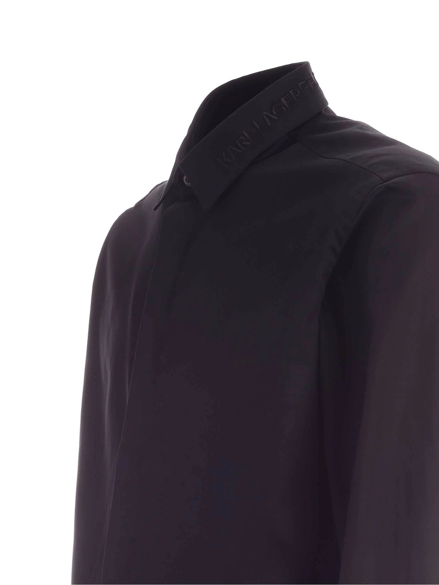 Karl Lagerfeld Long Sleeved Buttoned Shirt