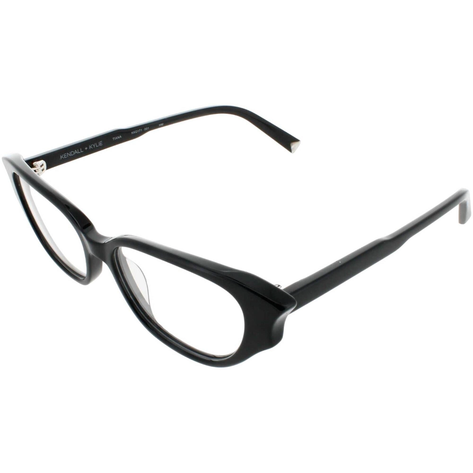 Kendall   Kylie Women's Eyeglasses - Black Cat Eye Shape Frame Demo Lens | KKO171ST 1