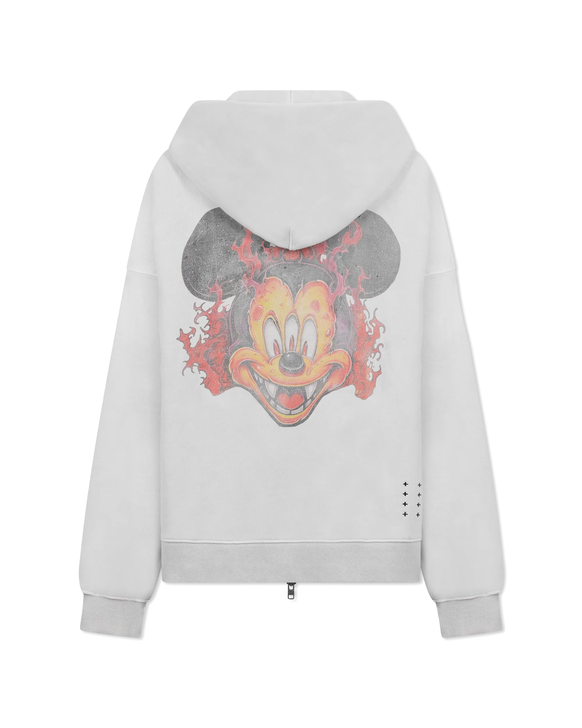 Ksubi Jeans Fuego Ekcess Zip-Up Painted Hoodie