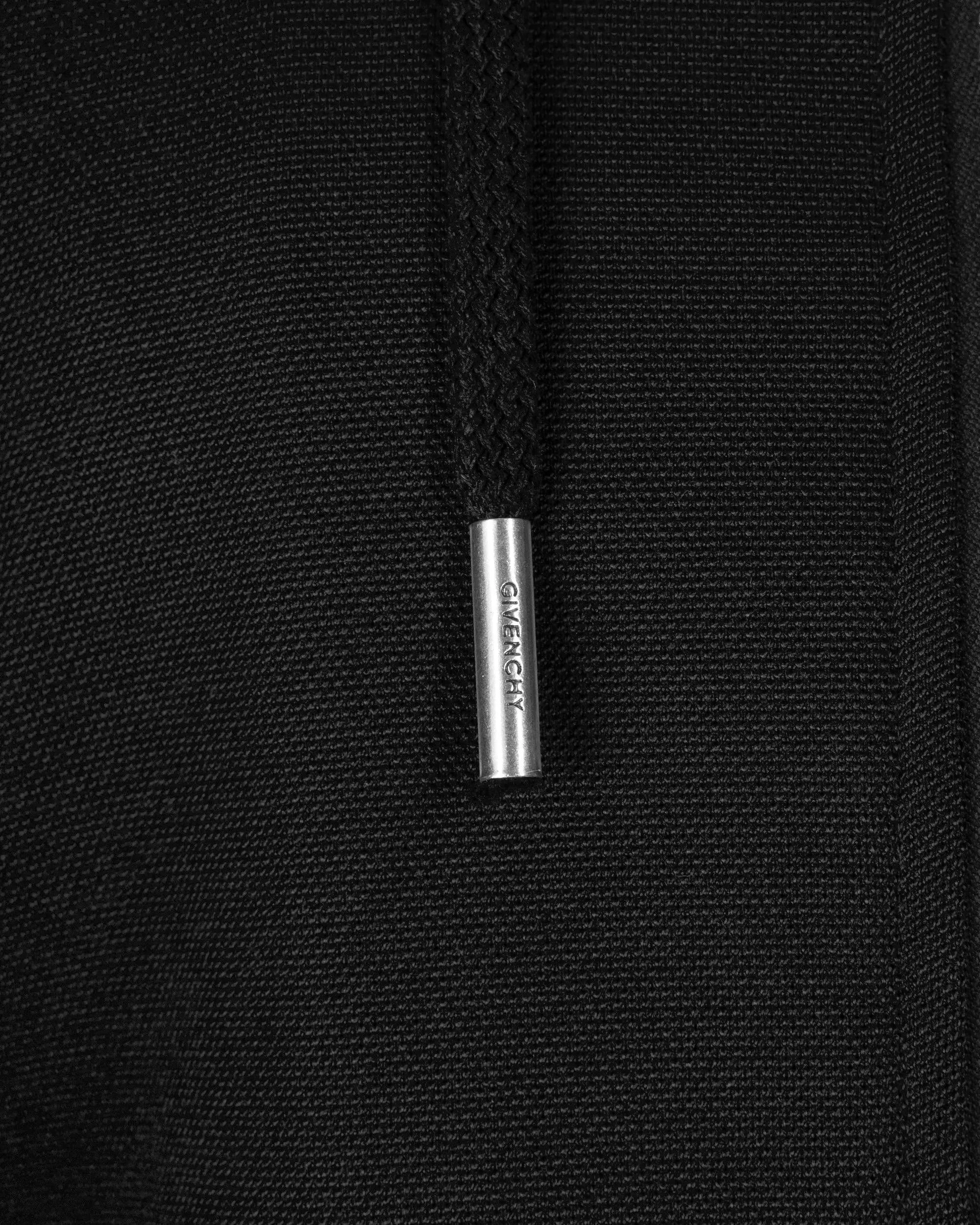 Logo Tape Cropped Zip Up Hoodie