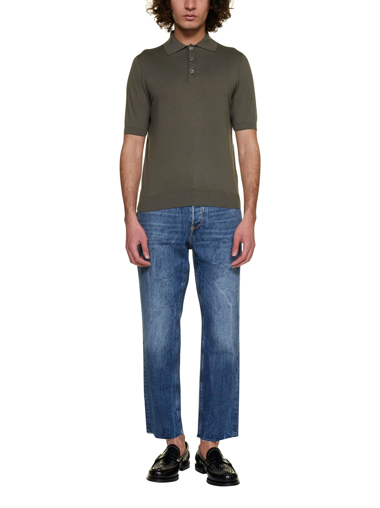 Malo Straight Hem Polo Shirt
