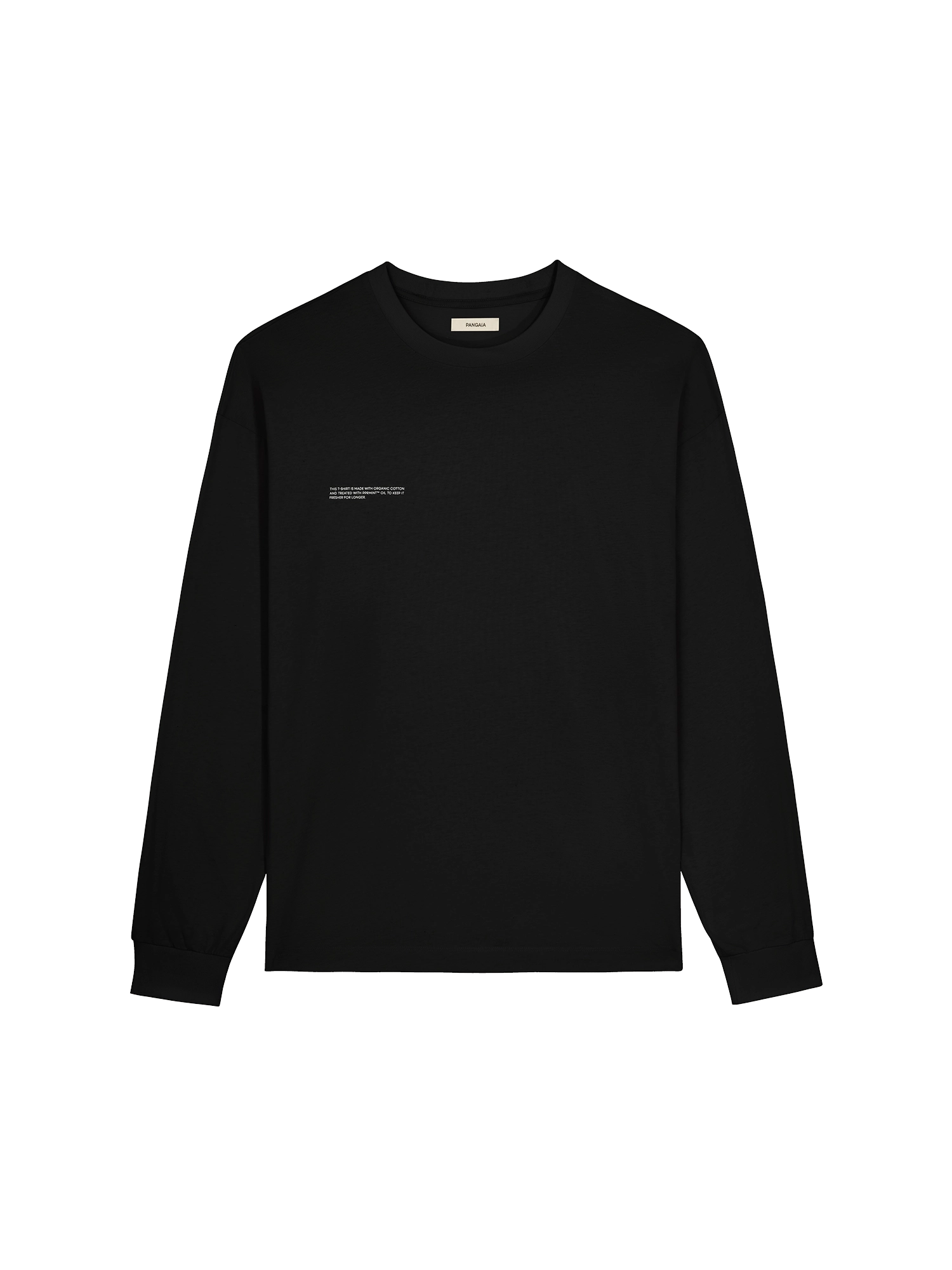Mens 365 Midweight Long Sleeve T-shirt—black