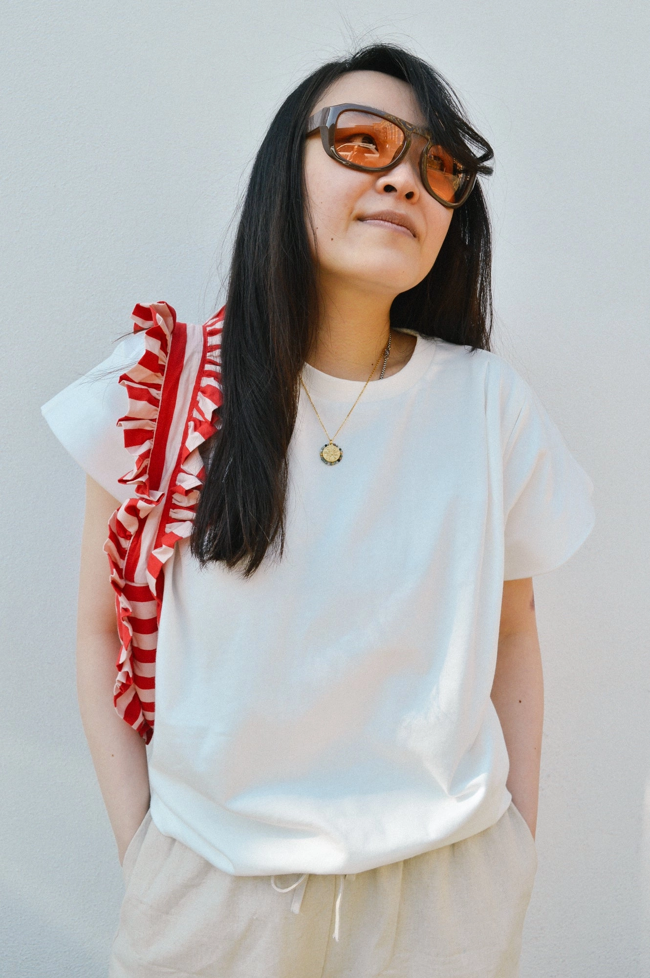 Minus Sevira Cloud Dancer T-Shirt