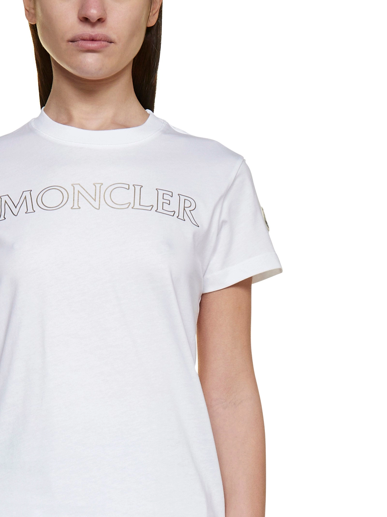 Moncler Logo Printed Round-Neck T-Shirt