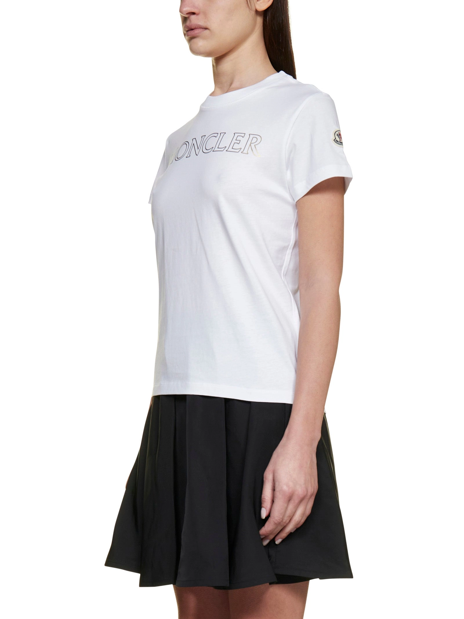 Moncler Logo Printed Round-Neck T-Shirt