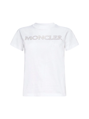 Moncler Logo Printed Round-Neck T-Shirt