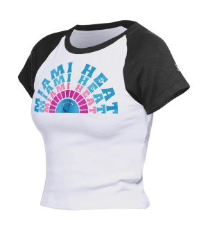 New Era Miami HEAT Original Vice Women's Raglan Tee