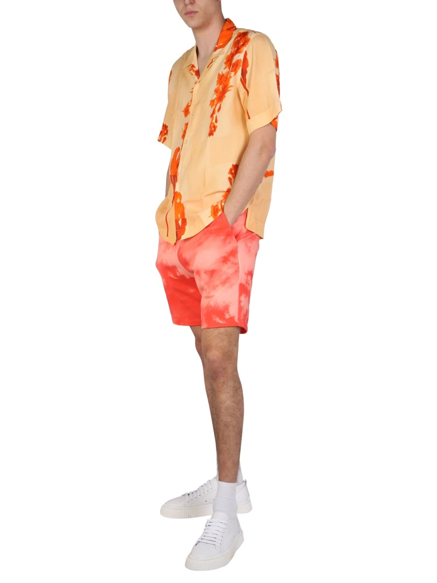 Paul Smith Printed Short-Sleeved Shirt